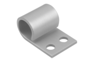 Schließblech Aluminium für Riegel mit Rückstellfeder Schließblech Aluminium für Riegel mit Rückstellfeder