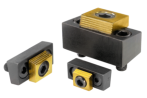 Spann-Exzenterschrauben mit Klemmstück und Anschlag Spann-Exzenterschrauben mit Klemmstück und Anschlag