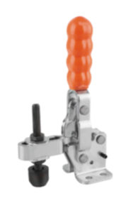 Schnellspanner vertikal mit waagrechtem Fuß und verstellbarer Andruckspindel Schnellspanner vertikal mit waagrechtem Fuß und verstellbarer Andruckspindel