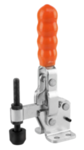 Schnellspanner vertikal mit waagrechtem Fuß und fester Andruckspindel Schnellspanner vertikal mit waagrechtem Fuß und fester Andruckspindel