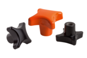 Kreuzgriffe aus Grauguss kunststoffbeschichtet nach DIN 6335 Kreuzgriffe aus Grauguss kunststoffbeschichtet nach DIN 6335