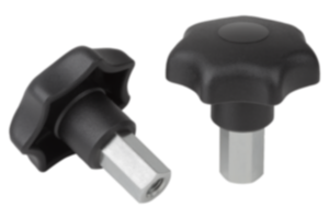 Sterngriffe mit verlängertem Bund Sterngriffe mit verlängertem Bund