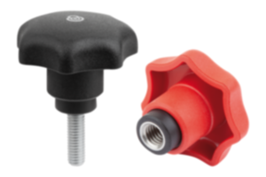 Sterngriffe Kunststoff mit Sicherheitsfunktion Sterngriffe Kunststoff mit Sicherheitsfunktion