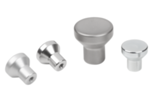 Pilzknöpfe mit Innengewinde, Stahl, Edelstahl oder Aluminium Pilzknöpfe mit Innengewinde, Stahl, Edelstahl oder Aluminium