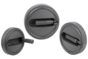 Handräder mit Sicherheits-Zylindergriff Handräder mit Sicherheits-Zylindergriff