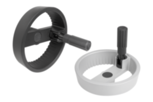 2-Speichenhandräder Aluminium mit Zylindergriff umlegbar 2-Speichenhandräder Aluminium mit Zylindergriff umlegbar