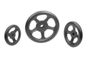 Speichenhandräder aus Stahlblech Speichenhandräder aus Stahlblech