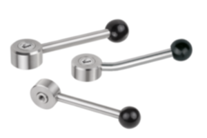 Spannhebel flach, Edelstahl, mit Innengewinde Spannhebel flach, Edelstahl, mit Innengewinde