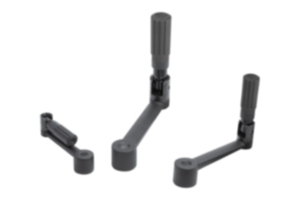 Handkurbeln Aluminium mit Sicherheits-Zylindergriff Handkurbeln Aluminium mit Sicherheits-Zylindergriff