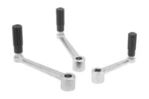 Handkurbeln Edelstahl mit Zylindergriff drehbar Handkurbeln Edelstahl mit Zylindergriff drehbar