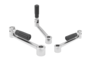 Handkurbeln Edelstahl mit Zylindergriff umlegbar Handkurbeln Edelstahl mit Zylindergriff umlegbar