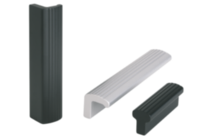 Profilgriffe Aluminium geriffelt Profilgriffe Aluminium geriffelt