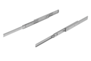 Teleskopschienen Stahl für Seitenmontage, Überauszug, Tragkraft bis 70 kg Teleskopschienen Stahl für Seitenmontage, Überauszug, Tragkraft bis 70 kg