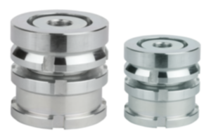 Höhenverstell-Elemente Stahl oder Edelstahl mit Kugel-Ausgleichsscheibe und Kontermutter, niedrige Ausführung Höhenverstell-Elemente Stahl oder Edelstahl mit Kugel-Ausgleichsscheibe und Kontermutter, niedrige Ausführung