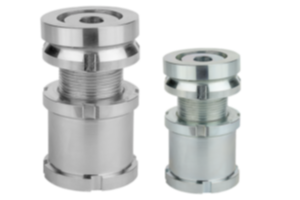 Höhenverstell-Elemente Stahl oder Edelstahl mit Kugel-Ausgleichsscheibe und Kontermutter Höhenverstell-Elemente Stahl oder Edelstahl mit Kugel-Ausgleichsscheibe und Kontermutter