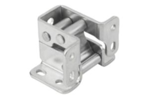 Scharniere Stahl oder Edelstahl innenliegend, Öffnungswinkel 90° Scharniere Stahl oder Edelstahl innenliegend, Öffnungswinkel 90°