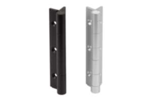 Federscharniere Aluminiumprofil-Spannfederscharniere 0,7 Nm, lange Ausführung Federscharniere Aluminiumprofil-Spannfederscharniere 0,7 Nm, lange Ausführung