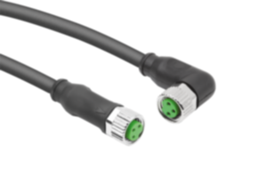 Steckverbinder M8x1 Buchse mit Schraubverriegelung ungeschirmt Steckverbinder M8x1 Buchse mit Schraubverriegelung ungeschirmt