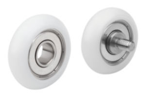 Führungsrollen Kunststoff konvex ohne und mit Bolzen Edelstahl Führungsrollen Kunststoff konvex ohne und mit Bolzen Edelstahl