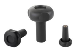 Sterngriffe mit verlängerter Nabe Sterngriffe mit verlängerter Nabe