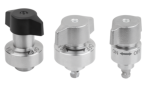 Drehspannriegel Edelstahl, einziehbar, Drehkopf Kunststoff oder Edelstahl Drehspannriegel Edelstahl, einziehbar, Drehkopf Kunststoff oder Edelstahl